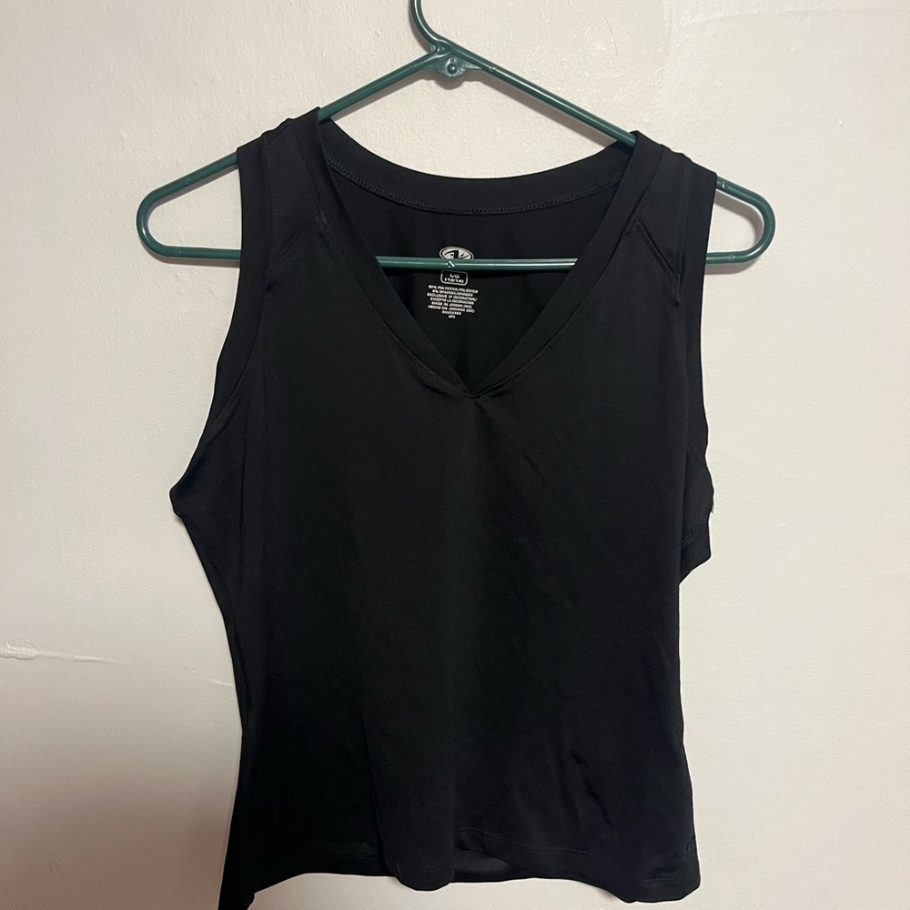 Athletic Works Classic Black Tank Top